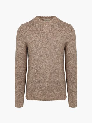 Dstrezzed Rundhalsausschnitt Pullover Braun