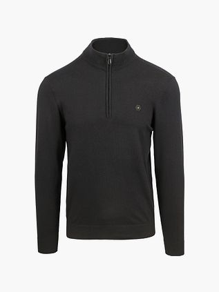 Jersey Half Zip No Excess Negro