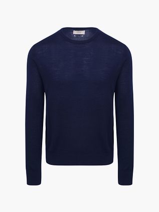King Essentials The John Pullover de merino en azul marino