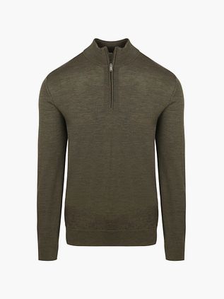 Profuomo Jersey Lana Merino Verde Oliva