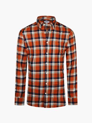 Camisa a cuadros naranja McGregor