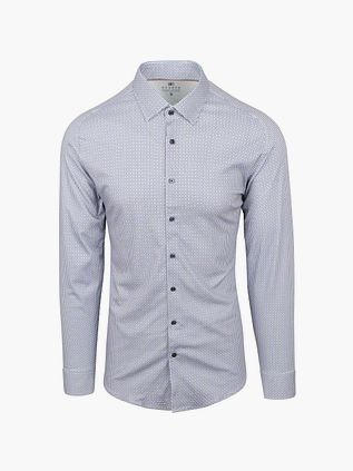 Desoto Camisa Estampada Azul