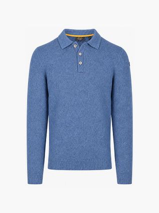NZA Pullover Dobson Wollmischung Blau