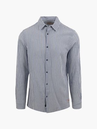 Scotch and Soda stribet skjorte i lyseblå