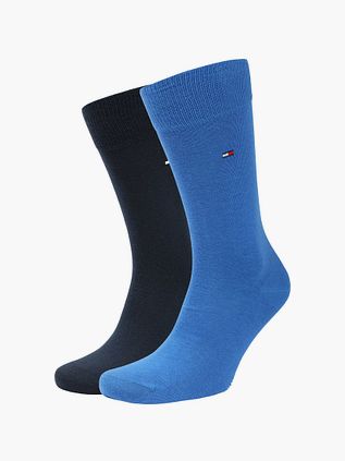 Skarpetki Tommy Hilfiger Classic niebieskie – zestaw 2 par