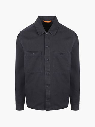 BOSS Overshirt Locky granatowy