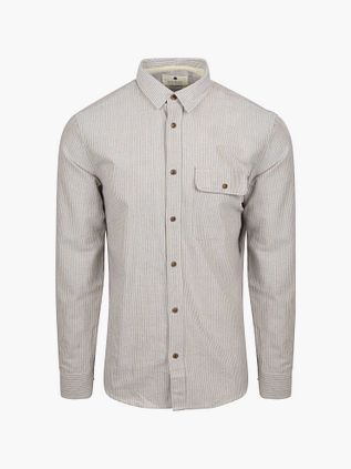 Anerkjendt Skjorte Akkonrad Stribe Beige