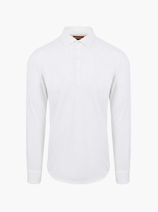 Flot Camicia Poloshirt i Hvidt