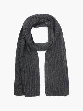 Tommy Hilfiger Rib Tørklæde Antraciet