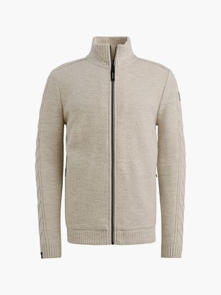 Vanguard Vest Boiled Wool Blend Beige