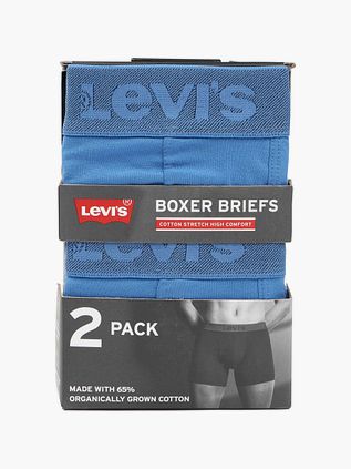 Levi's Brief Boxershorts 2-Pack Blauw