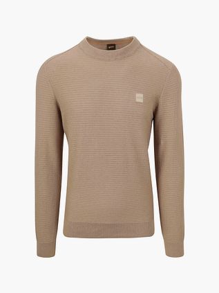 BOSS Trøje Anion Taupe