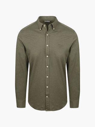 McGregor Skjorte Piqué Stretch Grøn