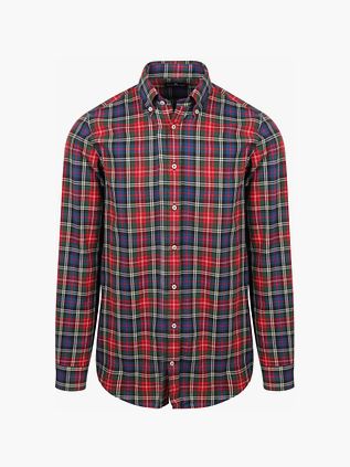 Steppin' Out Skjorte Flannel Checks Rød