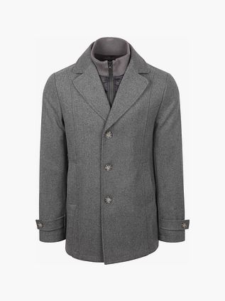 Steppin' Out Mantel Caban Uld Grå