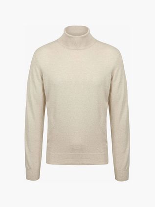 Suitable Ecotec Højhalset Trøje i Lysegrå