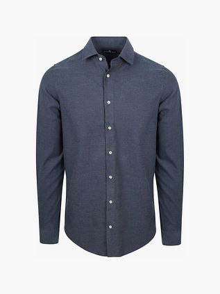 Suitable Hemd Flanel Dunkelblau