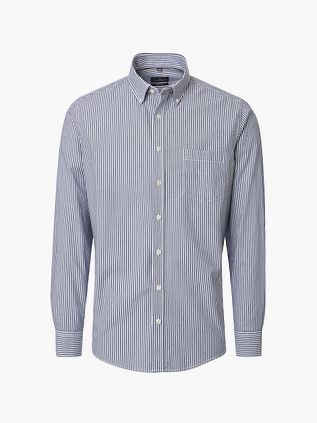 Casa Moda Skjorte Striber Navy