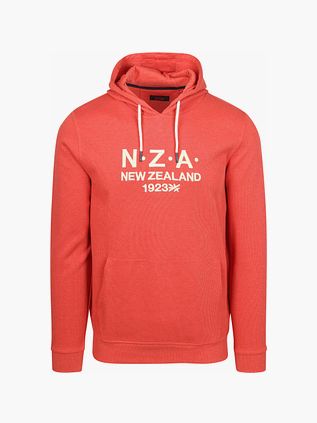 NZA French Rib Sudadera Con Capucha Garment Washed Red