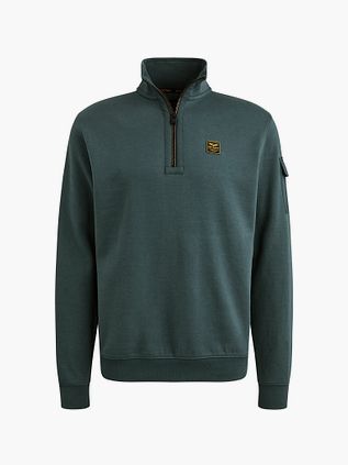 PME Legend maglia Half Zip in jersey interlock petrolio