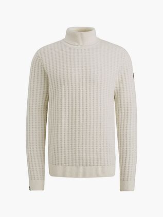 Vanguard Turtleneck Struktur Off White
