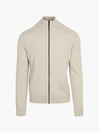 BOSS Avac Vest Uldblanding Greige