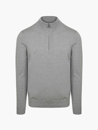 Jersey Half Zip Luxury de Profuomo en gris