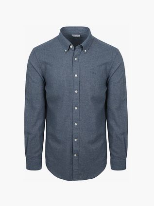 McGregor Camisa Franela Azul Jaspeado