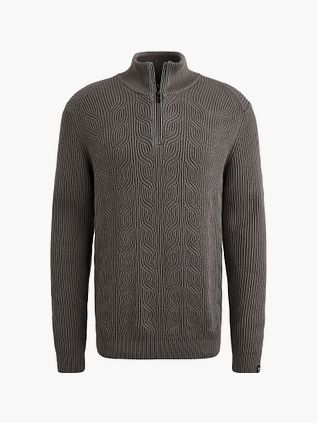 Vanguard Trøje med Halv Lynlås Structure Taupe