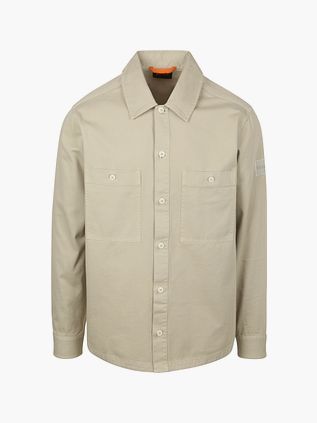 Koszula overshirt BOSS Locky, jasny beż
