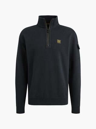 PME Legend Half Zip Tröja Interlock Jersey Marinblå