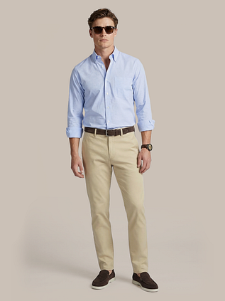 Steppin' Out Shirt Checks Blue Pink