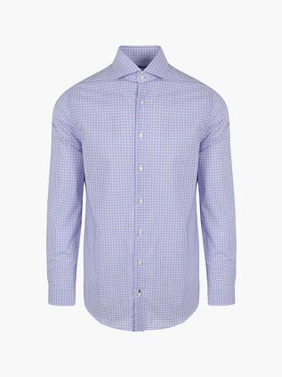 Camisa Steppin' Out de cuadros azul y rosa