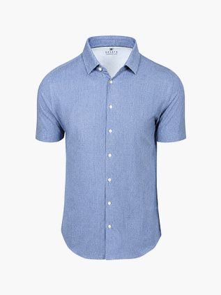 Desoto Chemise Manches Courtes Bleu clair