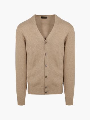 Steppin' Out Vest i Bomuld/Kashmir Kamel