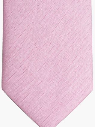 Suitable Zijde Stropdas Melange Roze