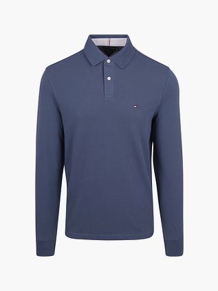 Tommy Hilfiger Longsleeve Polo Shirt Dark Blue