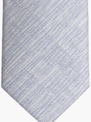 Suitable Zijde Stropdas Two Toned Blauw