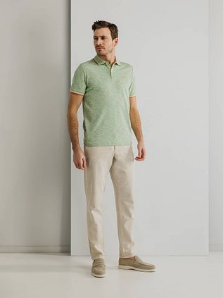 State of Art Polo Slubmelange Leaf Green