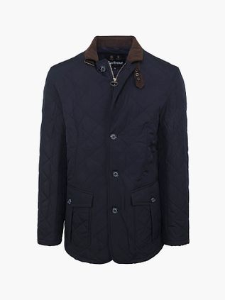 Barbour Quilted Lutz Jakke Mørkeblå