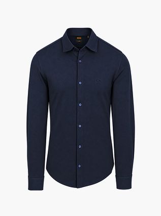 BOSS Mysoft Overhemd Dark blue
