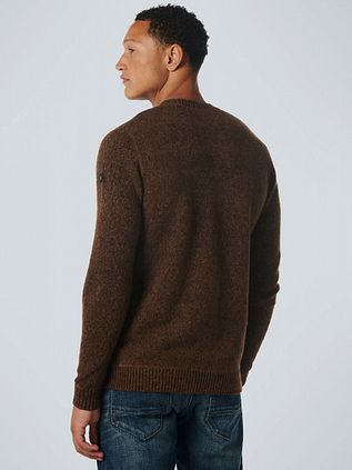 Sweter No Excess Melange karmelowy