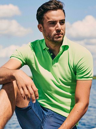 Passer Fluo en polo FEL grøn