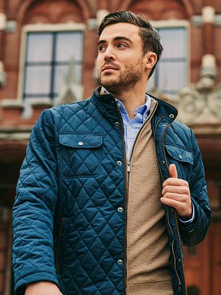 Passerende jakke i Navy