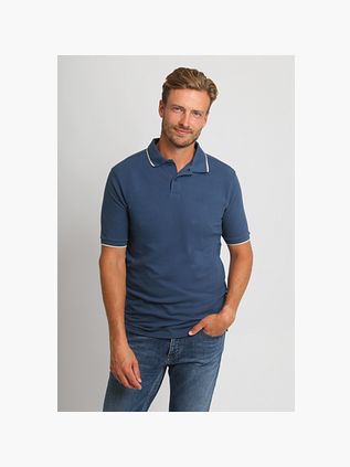 Suitable Respect Polo Shirt Tip Ferry Denim Blue