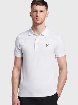 Lyle und Scott Plussize Polo Weiß