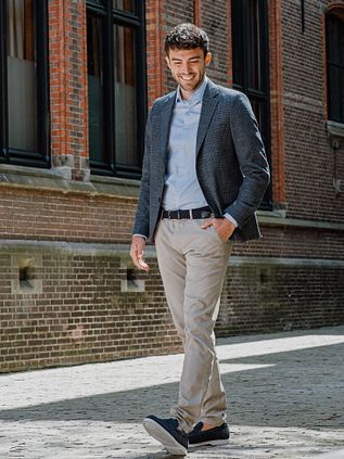 Suitable Colbert Royal Brun Blå