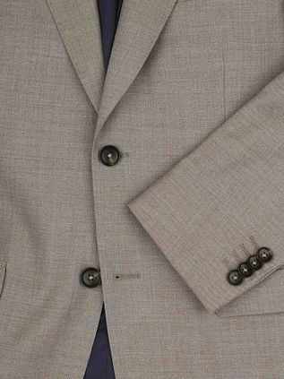 Suitable Toulon Drakt i uld Beige