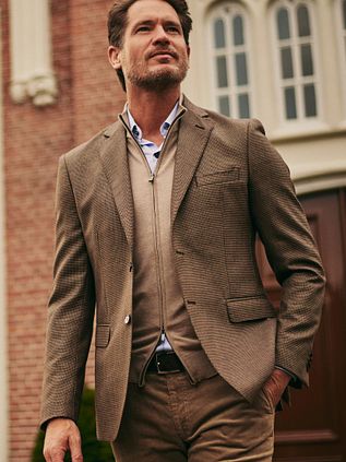 Suitable Merino Cardigan Sand