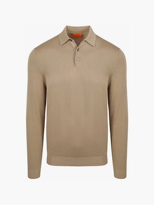 Suitable Polo Coton Compact Taupe